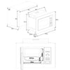 Forno Microonde CONTINENTAL EDISON MO20IXES - 20 Litri - Incasso