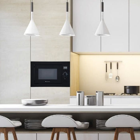 Microonde da incasso grill CONTINENTAL EDISON CEMO25GEB2 Nero L59,5 x H38,8 x P40 cm 25L