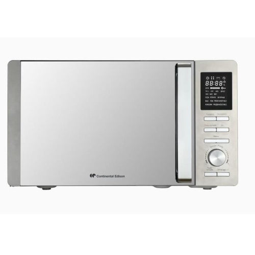 Microonde combinato - Continental Edison - CEMO25SG13S3 - Silver - 25 L - porta specchio - 900 W - Grill 1000 W - Convezione 1000 W