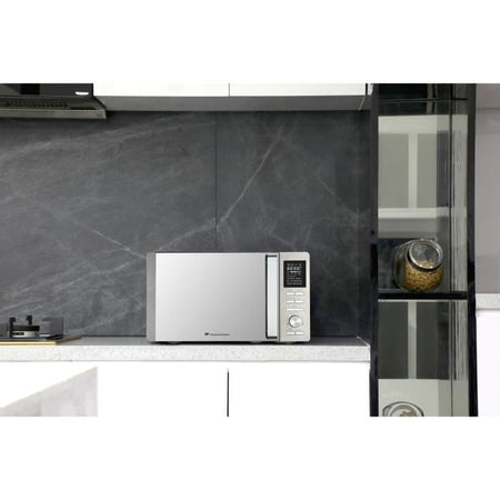 Microonde combinato - Continental Edison - CEMO25SG13S3 - Silver - 25 L - porta specchio - 900 W - Grill 1000 W - Convezione 1000 W