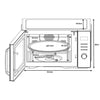 Forno a microonde - CONTINENTAL EDISON - CEMO29BC - 29 l - Combinato - Nero