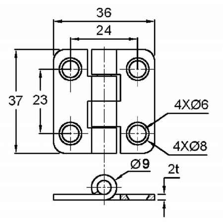 Cerniera Inox 316 Con Copertura
