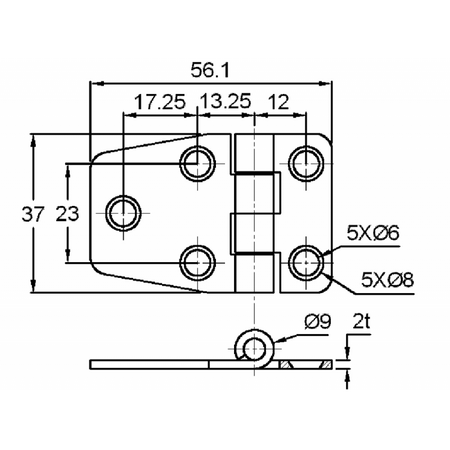 Cerniera Inox 316 Con Copertura