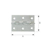 Cerniera Inox A Libretto 80X50