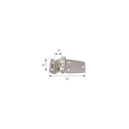 Cerniera Inox A Squadra Mm.53X37