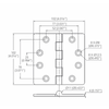 Cerniera Inox Mm 102X102