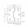 Cerniera Inox Mm 127X127