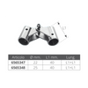 Cerniera Inox Ø Mm.22 Per Archi
