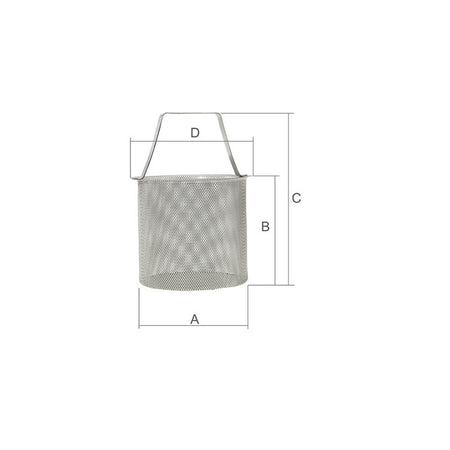 Cestello Acciaio Inox Ø Mm.105