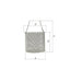 Cestello Acciaio Inox Ø Mm.57