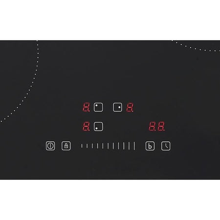 Tavola di induzione 3 Fochi Continental Edison - 3 timer - 3 booster - nero