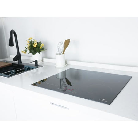 CONTINENTAL EDISON Piano cottura a induzione 4 zone CETI4ZFLEX3 - Flex - 7200W - 4 booster - nero