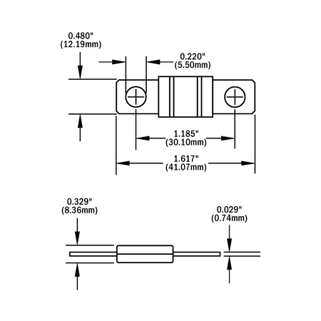 Cf. 2 Fusibile Midi 100A Blu
