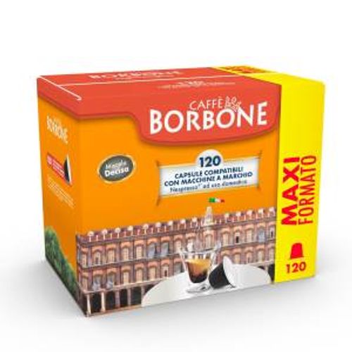 Borbone Capsule Comp. Nespresso Miscela Decisa (Nera) 120pz