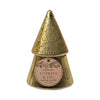 Candela Cypress & Fir 198g Albero Dorato a Strati (Gold Stacked Tree Candle)
