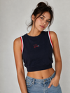 Canotta crop donna datch