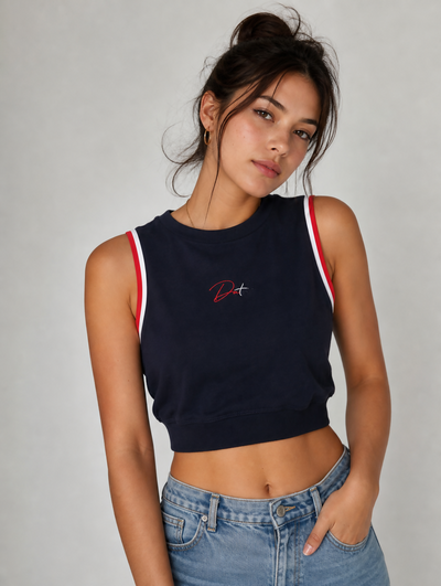 Canotta crop donna datch