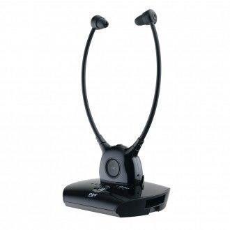 Cuffie TV/HIFI wireless - CGV - DOLFIN ONYX DUO - Assistente acustico - Microfono integrato - Leggero