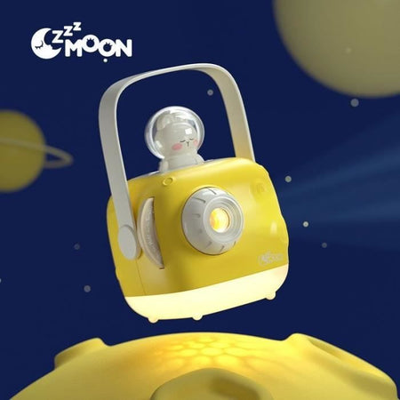 Proiettore di storia - CGV - ZzzMoon 1.5 Giallo, Batteria integrata, Senza luce blu, Modalità luce notturna