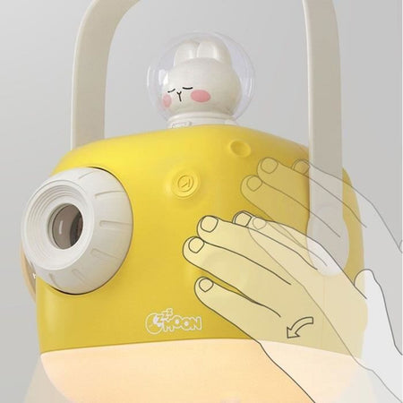 Proiettore di storia - CGV - ZzzMoon 1.5 Giallo, Batteria integrata, Senza luce blu, Modalità luce notturna