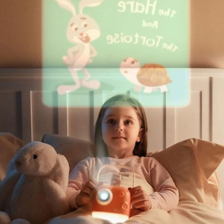 Proiettore di storie - CGV - ZzzMoon 1.5 Rosa, Batteria integrata, Senza luce blu, Modalità luce notturna
