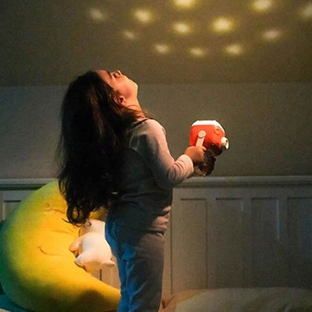 Proiettore di storie - CGV - ZzzMoon 1.5 Rosa, Batteria integrata, Senza luce blu, Modalità luce notturna