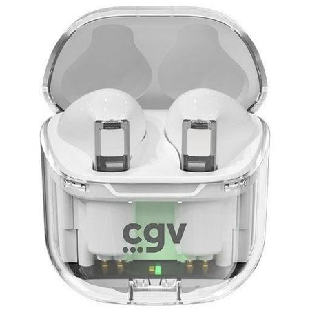 Cuffie wireless Bluetooth - CGV - URBAN GHOST (Bianco) - Durata batteria 30h - Controllo touch - TWS