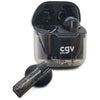 Cuffie wireless Bluetooth - CGV - URBAN GHOST (Nero) - Durata batteria 30h - Controllo touch - TWS