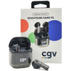 Cuffie wireless Bluetooth - CGV - URBAN GHOST (Nero) - Durata batteria 30h - Controllo touch - TWS