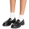 TORY BURCH mocassini donna tory burch - classic lug loafer - nero da donna