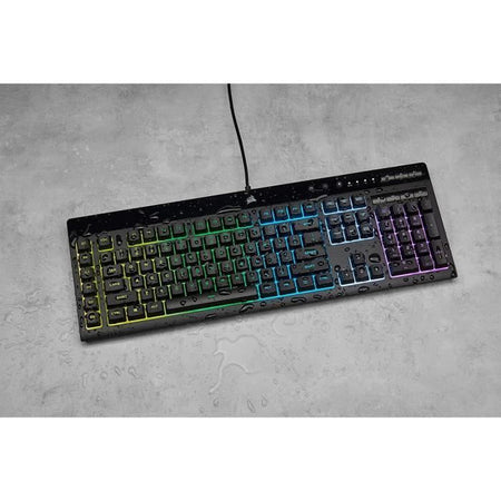 Tastiera da gioco CORSAIR K55 RGB PRO, 5Z RGB, cupola in gomma (CH-9226765-FR)