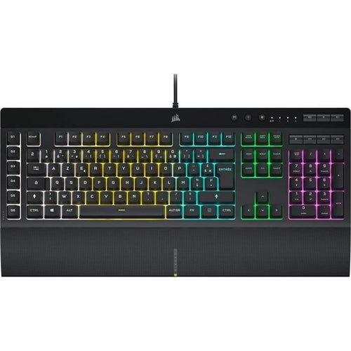 Tastiera da gioco CORSAIR K55 RGB PRO, 5Z RGB, cupola in gomma (CH-9226765-FR)