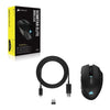 Mouse da gioco - Wireless - CORSAIR - SCIMITAR ELITE RGB Wireless - 16 pulsanti programmabili - Durata batteria 150 ore - Nero (CH-9314311-EU)