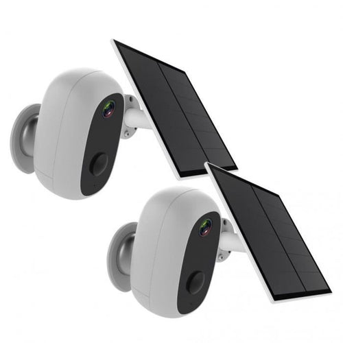 2 telecamere con pannello solare - CHACON - 2-IPCAM-BE03-PS - Esterno - WiFi