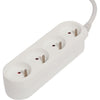 Blocco di design - CHACON - 4 x 16A - 1,5 m - Bianco (FR)