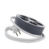 Chacon Multiprise Bureau 16A.250V-Max 3680W 5x16A Cavo 1,5 m di colore grigio