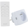 Set di 2 miniprese - CHACON - On/Off - 2300 W (FR) + telecomando - Bianco