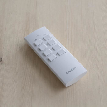 Set di 2 miniprese - CHACON - On/Off - 2300 W (FR) + telecomando - Bianco