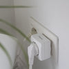 Set di 2 miniprese - CHACON - On/Off - 2300 W (FR) + telecomando - Bianco