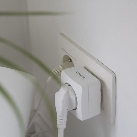 Set di 2 miniprese - CHACON - On/Off - 2300 W (FR) + telecomando - Bianco