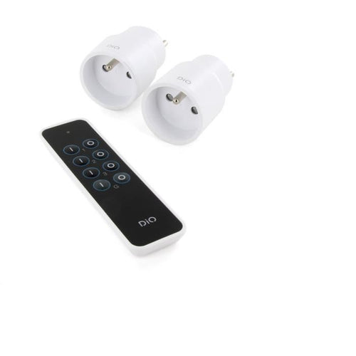 CHACON Kit 2 prese nano e telecomando -DiO (2300W, FR)