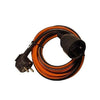 Prolunga bicolore - CHACON - Nero / Arancione - H05VV-F 3G1.5 - 10 m
