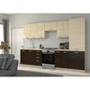 CHAMONIX Mobile angolare alto 60/60 - Decoro rovere chiaro - L58 x P58 x H72 cm