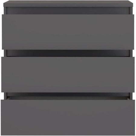 Cassettiera - CHELSEA - 3 cassetti - Antracite - 77,2 x 42,2 x 79,9 cm