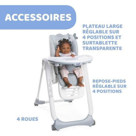CHICCO - Seggiolone Polly 2 Start Dots