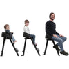 Seggiolone evolutivo CHICCO Crescendo Lite - Cairo carbone - Nero - 8,25 Kg - Fino a 99 anni