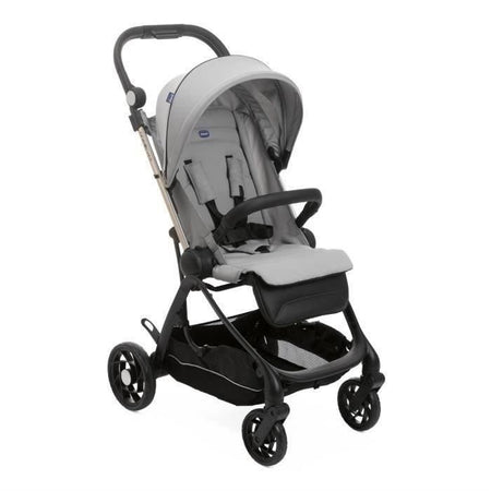 Passeggino compatto CHICCO One4Ever Silverleaf - Passeggino da città - Unisex - 0 mesi - Nascita - Grigio