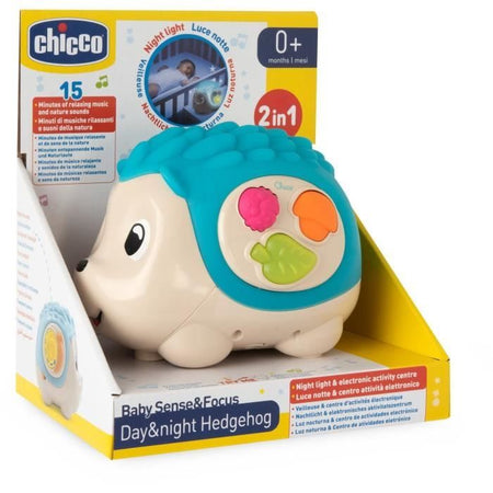 Giocattolo sensoriale a forma di riccio/luce notturna - CHICCO - Giorno e Notte - Blu - Dalla nascita