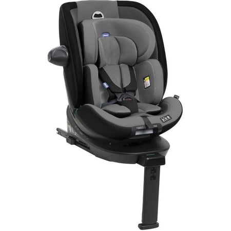 Seggiolino auto - CHICCO - EVERONE - Gruppo 0/1/2/3 - I-Size - Girevole - Reclinabile - Riduttore - Grigio Nero