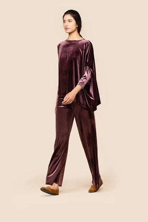 CHIARA B. | Maglia Jannik effetto velluto